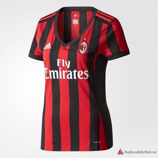 Camiseta Milan Mujer Primera equipación 2017-2018
